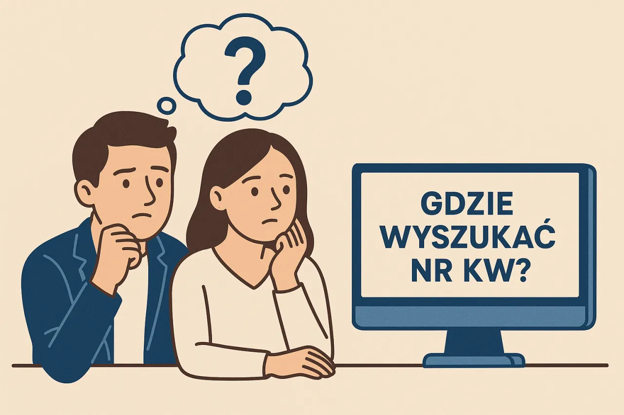 Otwarta księga wieczysta online na ekranie komputera