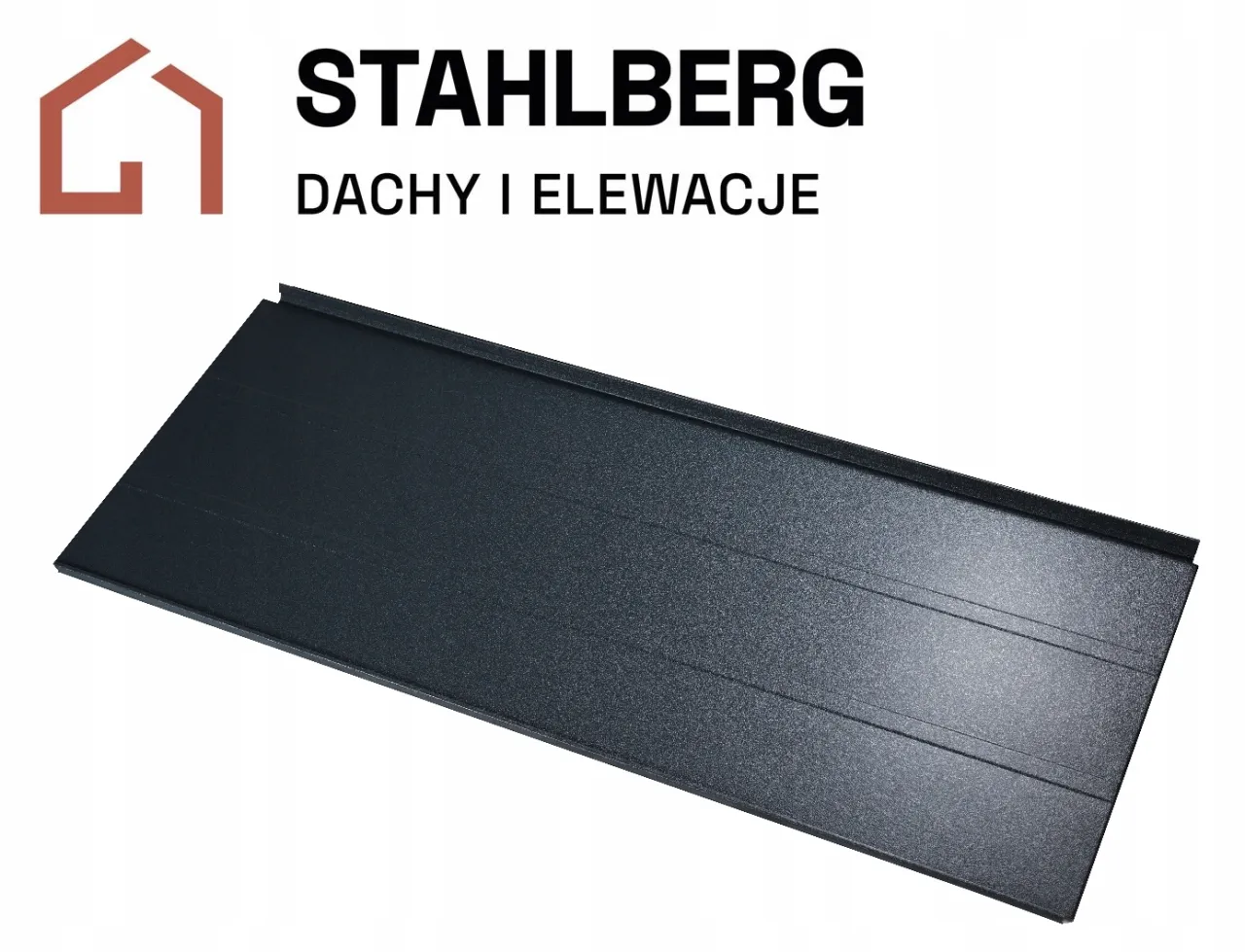 Przekrój blachy dachowej z warstwami