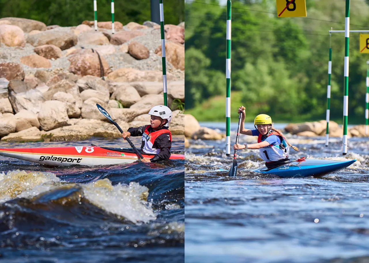 kajakarstwo górskie slalom K1 C1 kayak cross różnice