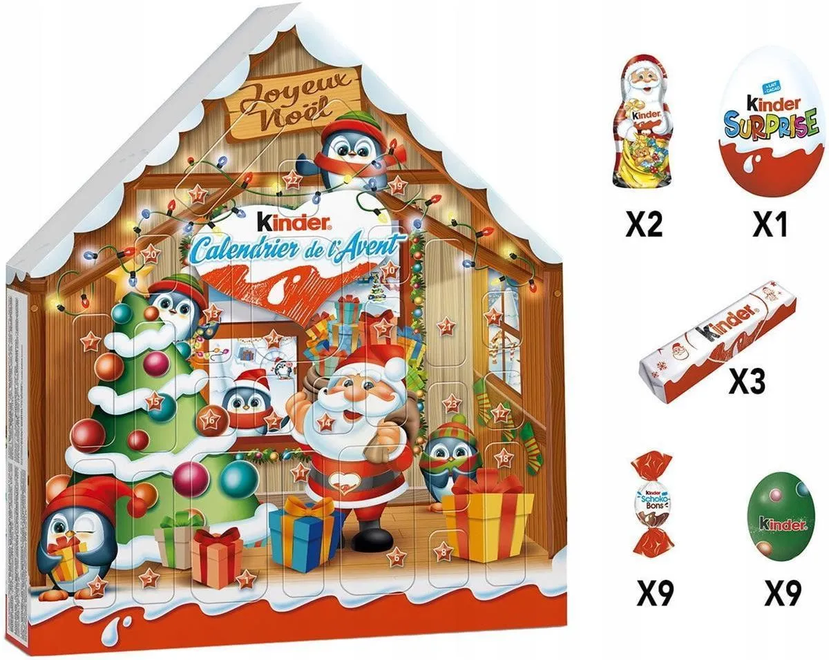 porównanie cen kalendarzy adwentowych kinder