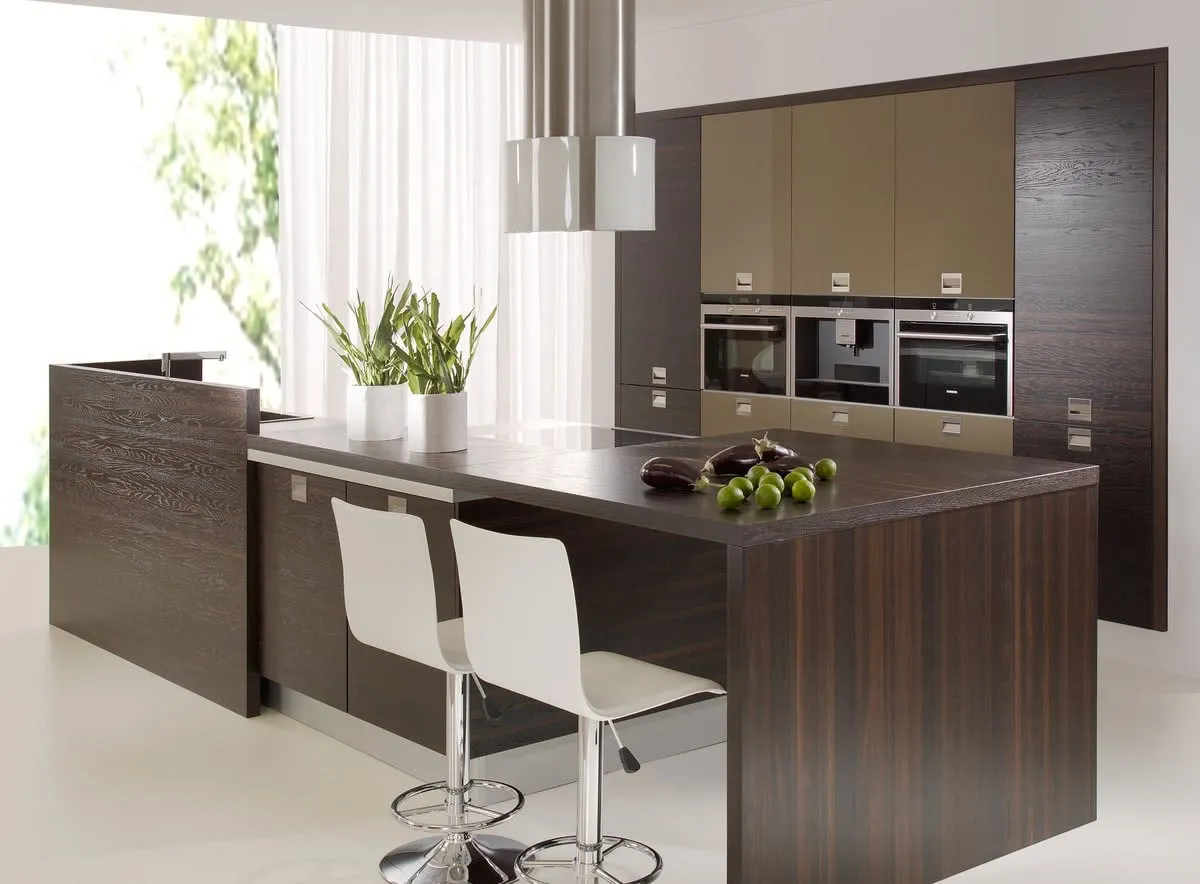 Przykładowe materiały na fronty i blaty kuchenne