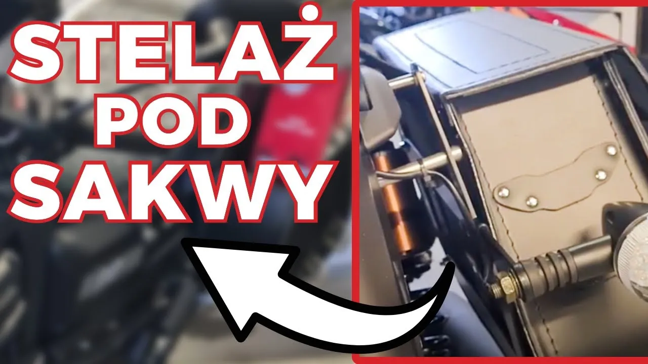 montaż stelaża pod sakwy motocyklowe