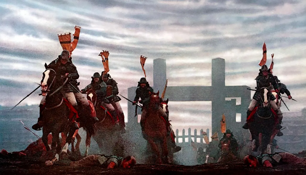 Ran film kadr bitwa kolory