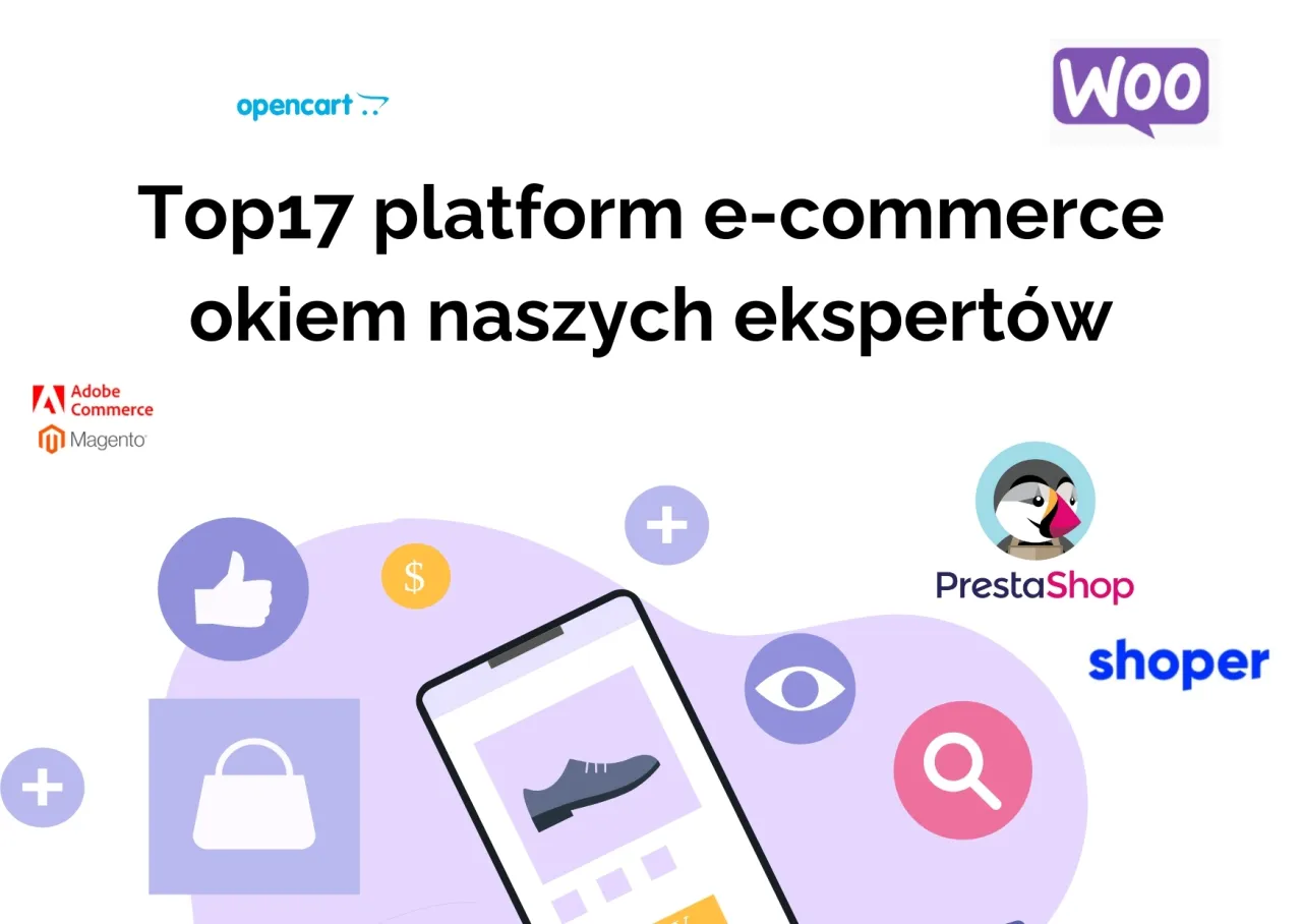 rodzaje platform e-commerce grafika