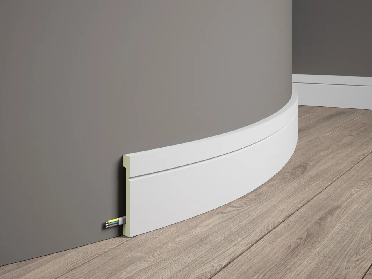 Krzywe ściany narożnik listwy przypodłogowe błędy montażu