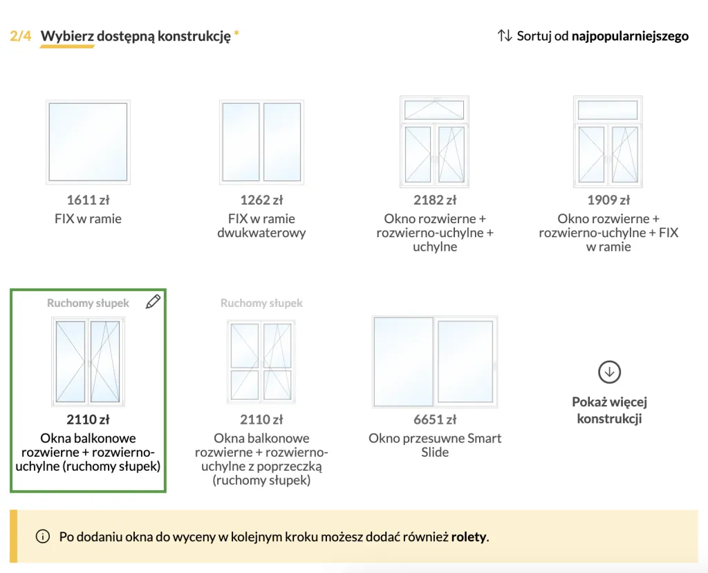 różne typy drzwi balkonowych porównanie