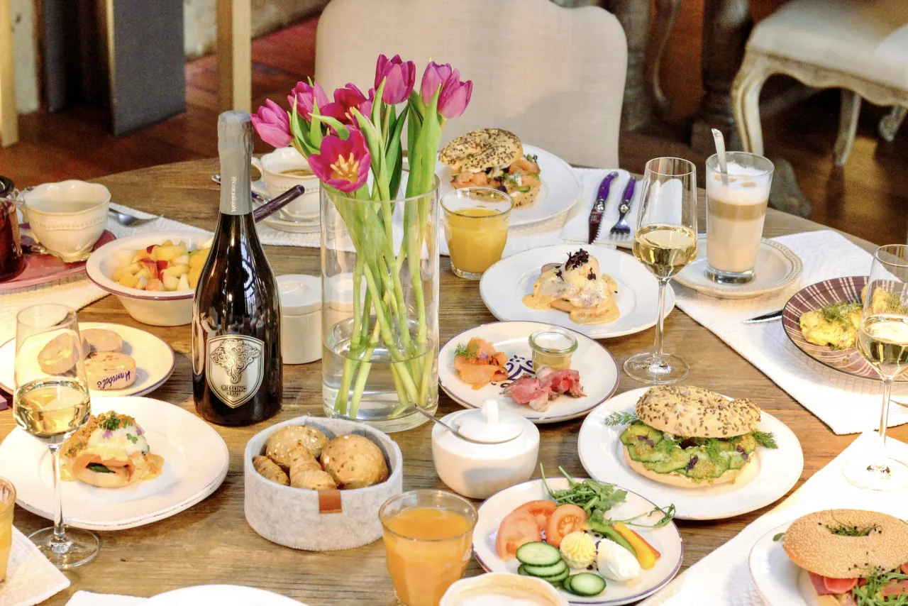 Weingut am Nil Speisen Pr&auml;sentation gehobene K&uuml;che