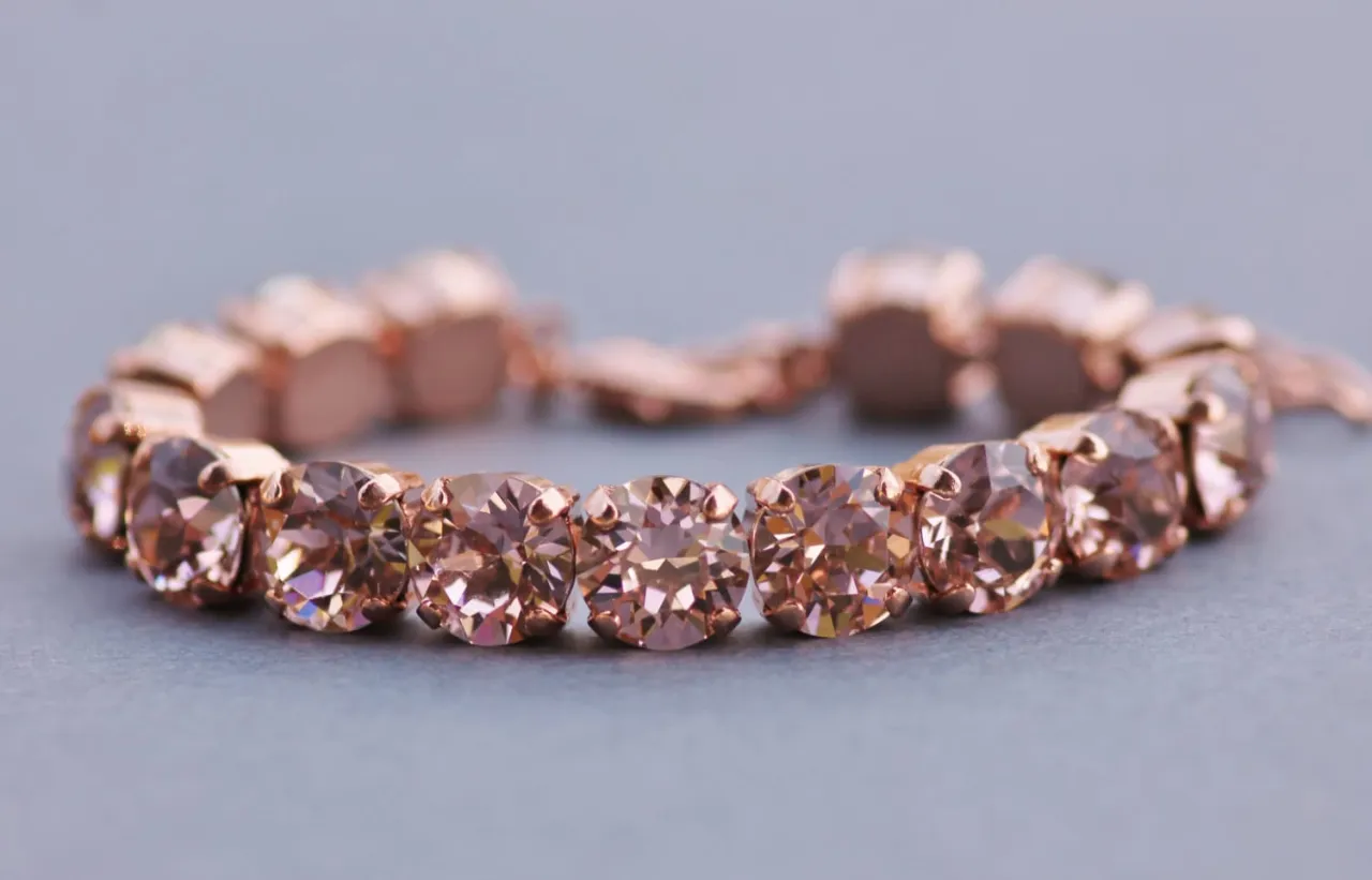 Swarovski Tennisarmband Roségold verschiedene Modelle