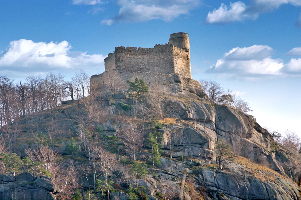 Jelenia Góra panorama Karkonoszy z wieży widokowej
