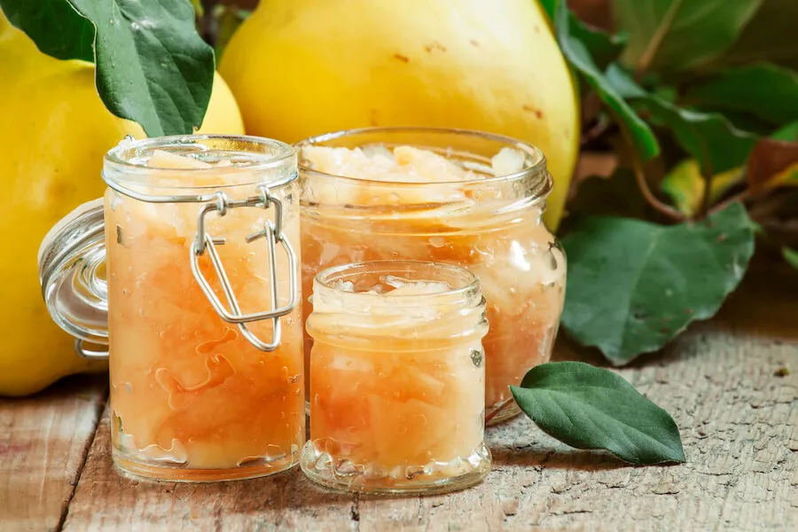 dżem z pigwy z nalewki