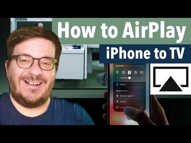 iPhone AirPlay to TV tutorial