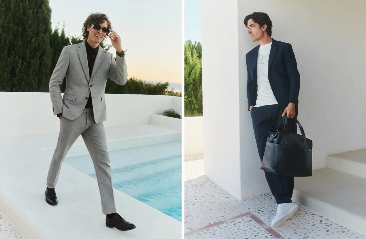 męskie stylizacje slim fit casual smart casual formalne