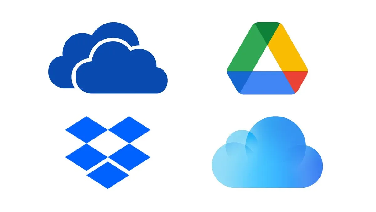 iPhone zdjęcia Google OneDrive Dropbox