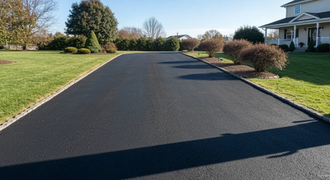 Kalkulacja koszt&oacute;w asfaltu, budowa podjazdu asfaltowego