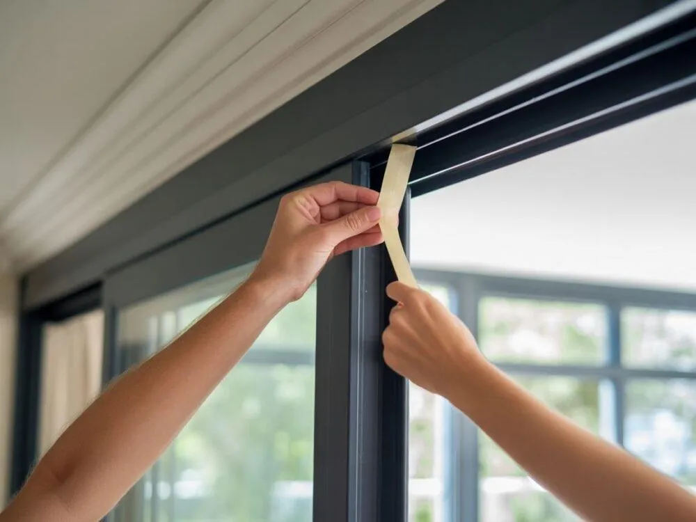 zużyte uszczelki drzwi przesuwnych