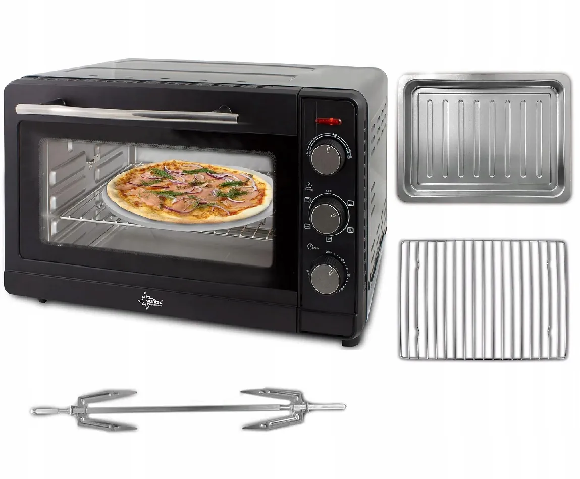 Piekarnik z termoobiegiem pizza kamień