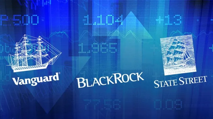 Loga funduszy inwestycyjnych Vanguard BlackRock State Street