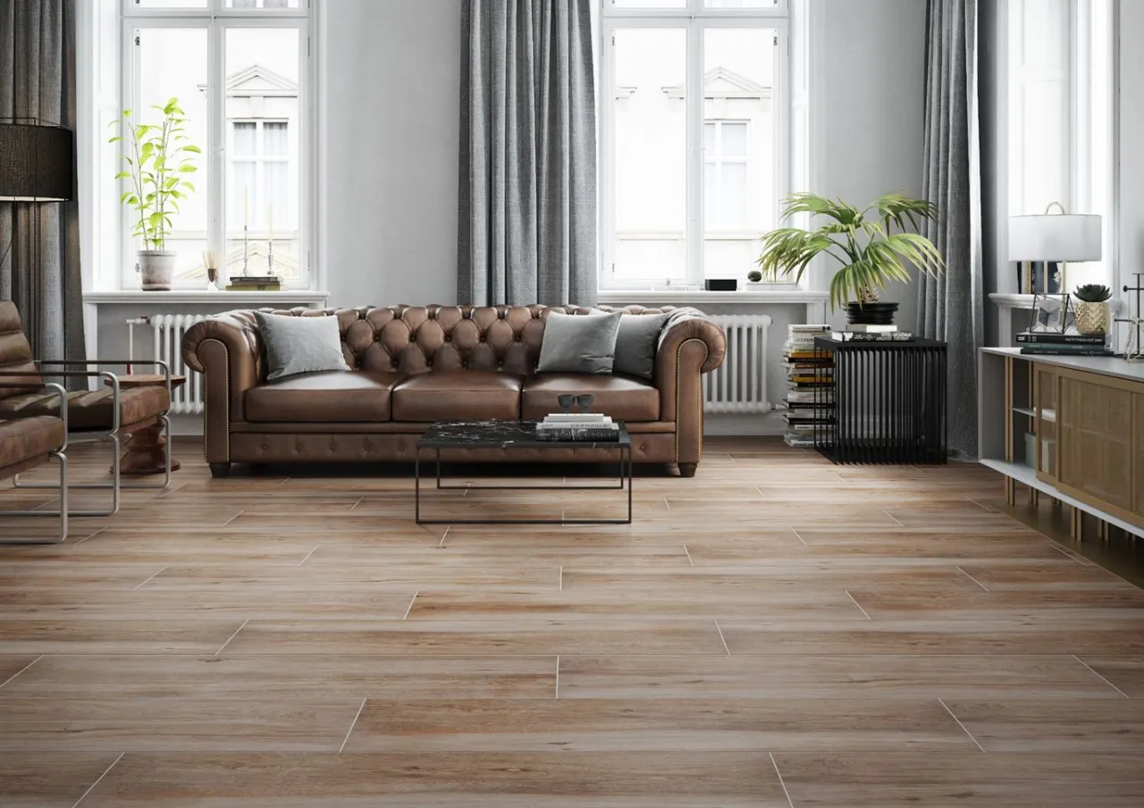 Wnętrze salonu w starym stylu: kolory, ściany, podłogi