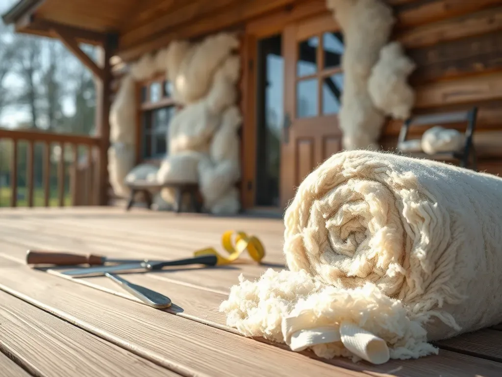 Tabela kosztów ocieplenia domu drewnianego wełną mineralną i drzewną