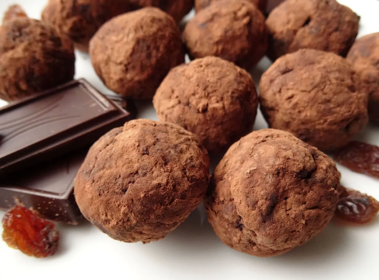 nieudane praliny czekoladowe