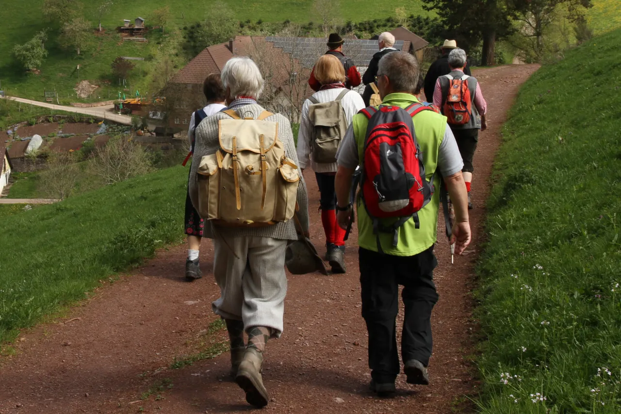 Wanderer Ausrüstung Schwarzwald