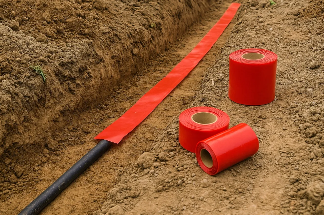 kable ziemne YKY skrętka żelowana rura Arot folia ostrzegawcza