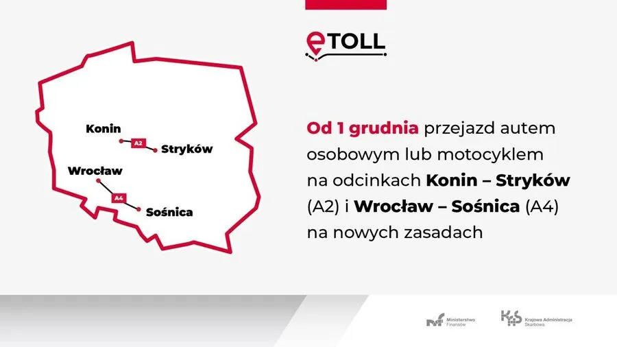 Autostrada A4 e-TOLL system płatności