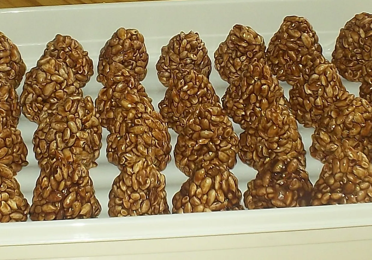 Szyszki z ryżu preparowanego składniki