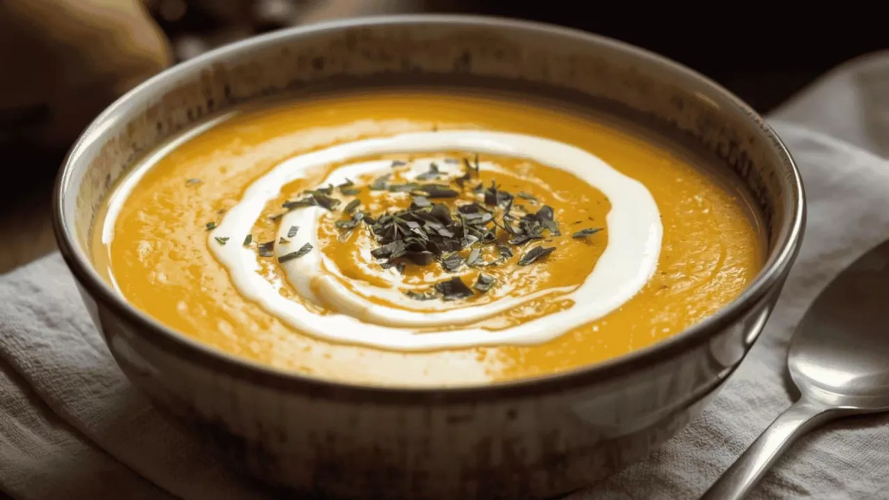 Ingr&eacute;dients pour soupe butternut Thermomix