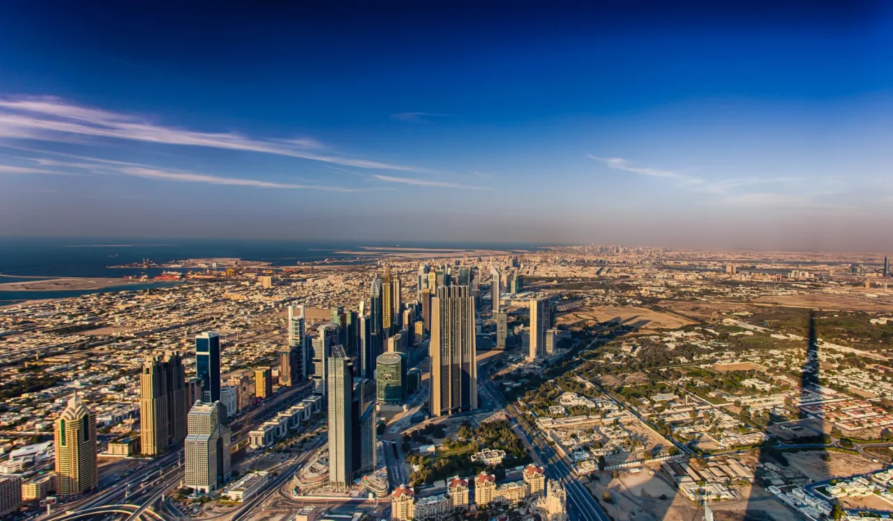 Dubaj panorama miasta