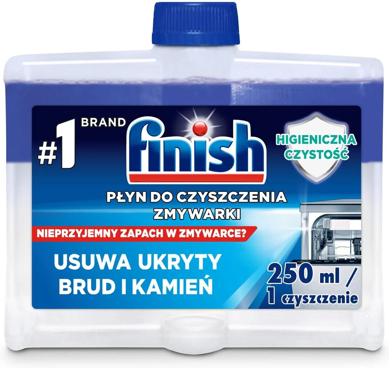 Płyn do czyszczenia zmywarki Finish butelka