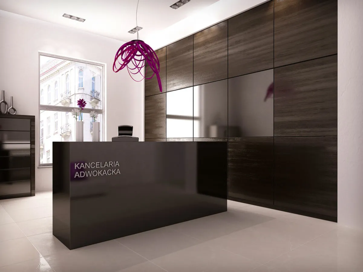 nowoczesna kancelaria prawna wnętrze