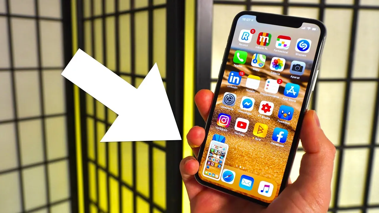 iPhone zrzut ekranu z filmu