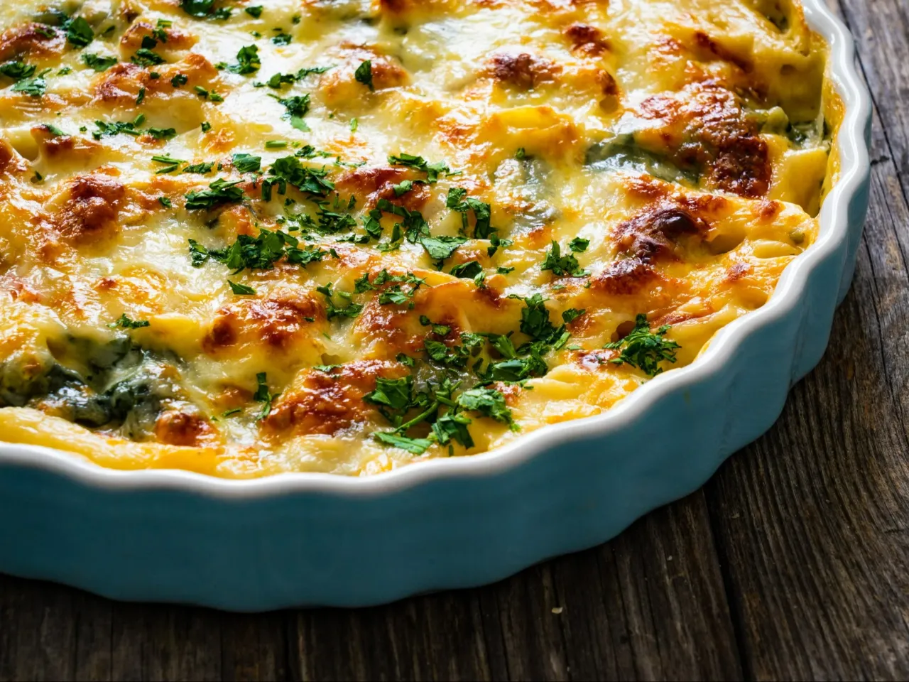 Zapiekanka makaronowa z resztek warzyw i mięsa