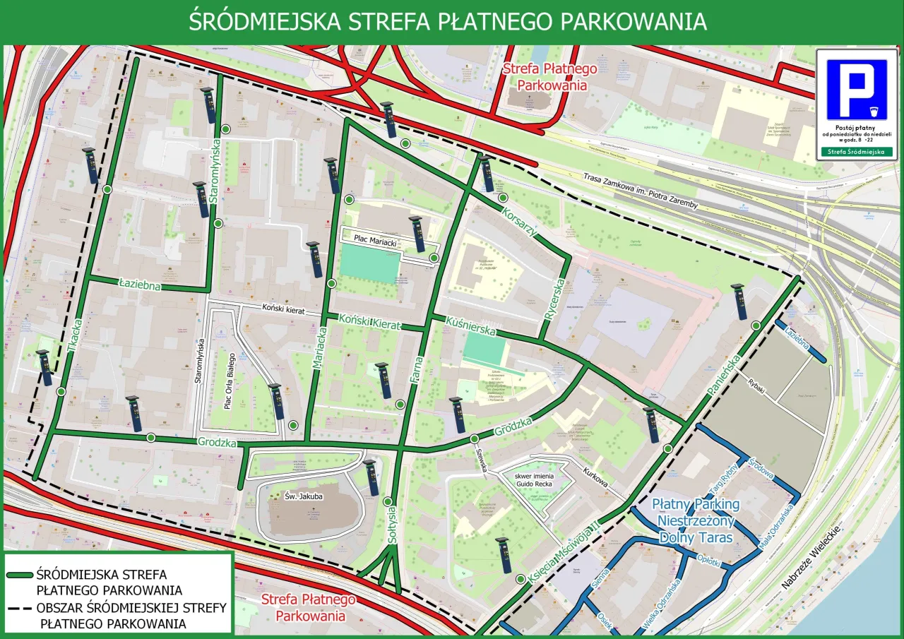Mapa Ekoport&oacute;w Szczecin adresy
