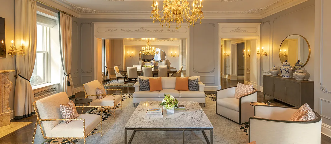 Plaza Hotel New York suite lusso interni