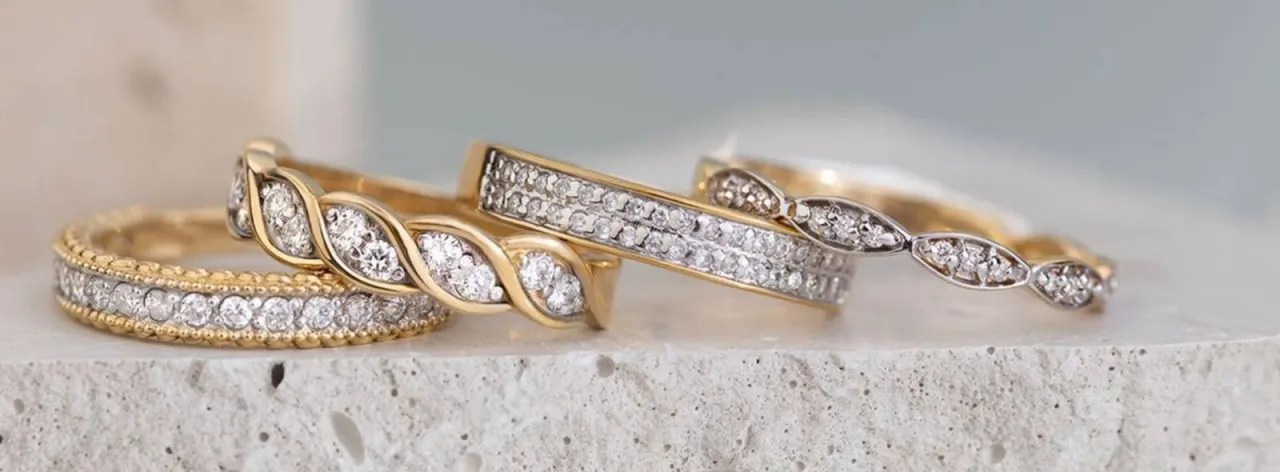 stylizacje pierścionki obrączki stacking