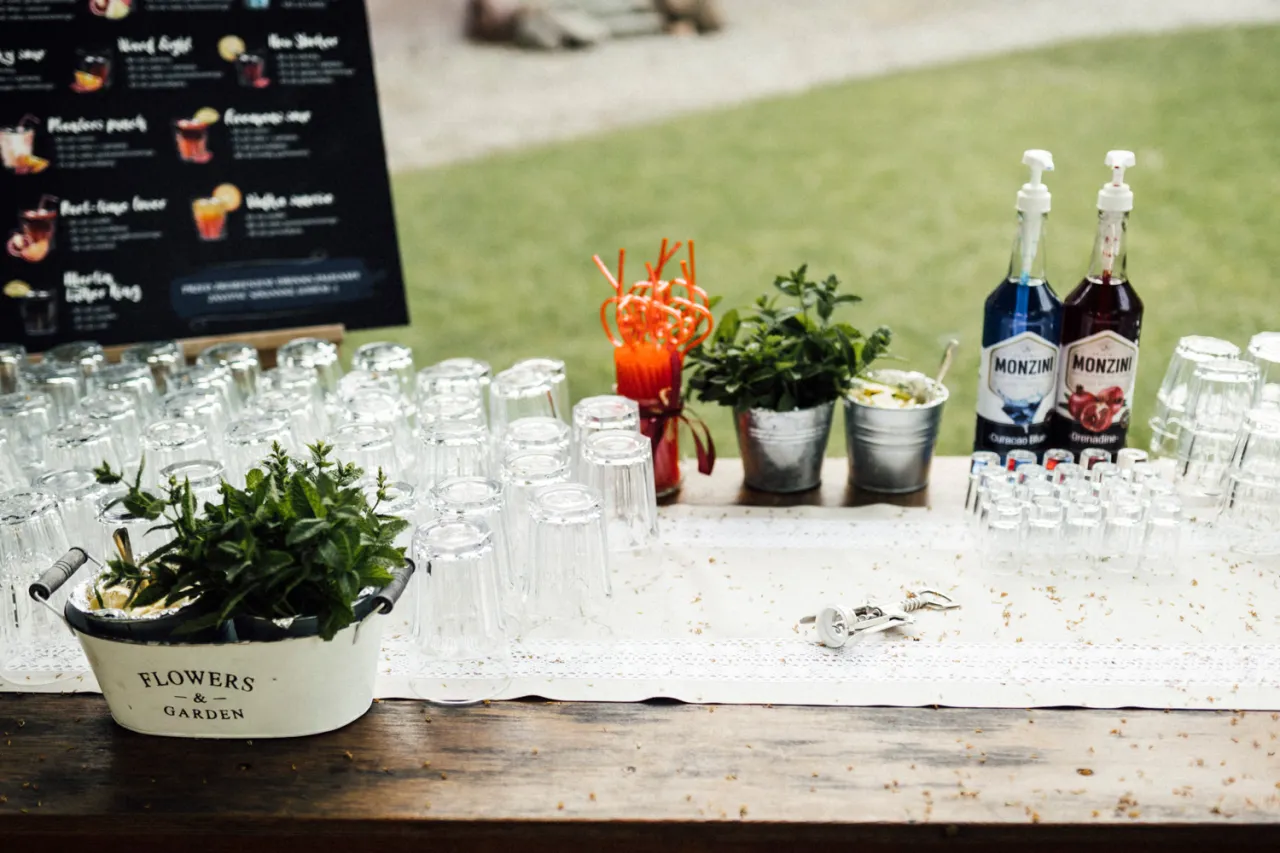 drink bar na weselu