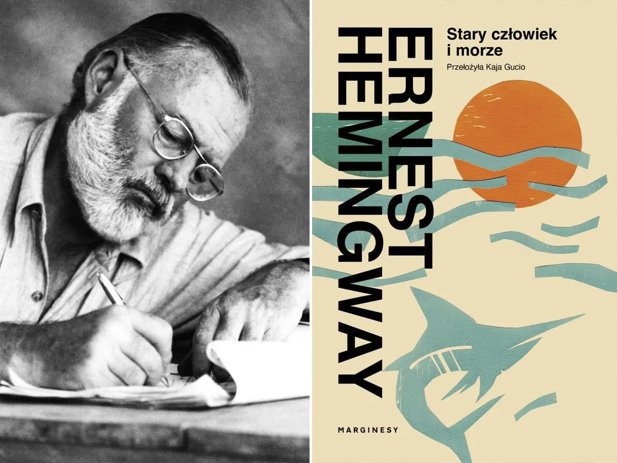 portret ernesta hemingwaya pisarza