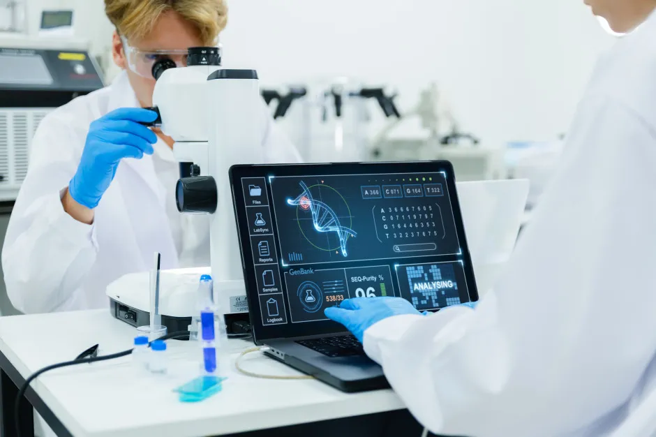 laboratorium genetyczne nowoczesne sprzęt