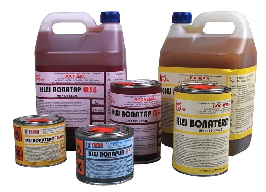 różne rodzaje klejów tapicerskich samochodowych