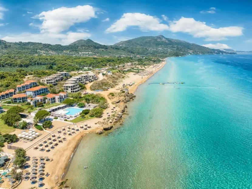 Plaża w Grecji lub Hiszpanii