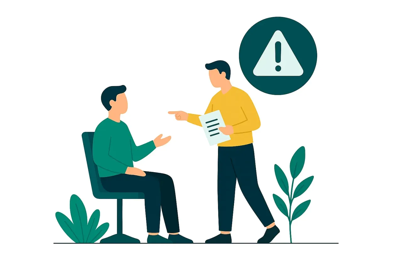 Pracownik otrzymujący upomnienie od pracodawcy, konsekwencje prawne w pracy