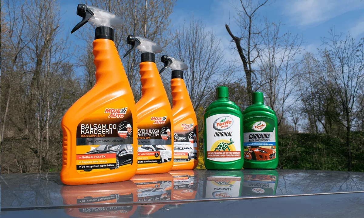 różne rodzaje wosków samochodowych