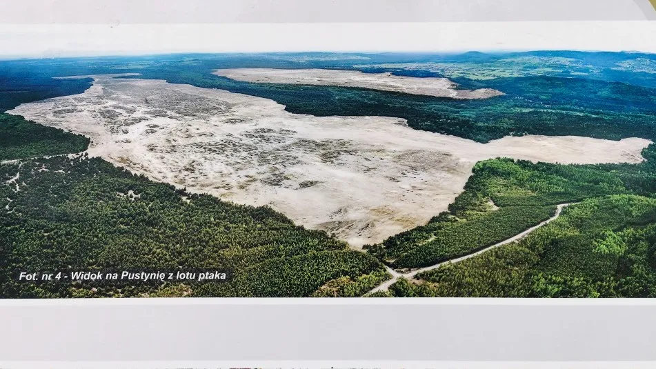 Pustynia Błędowska widok z g&oacute;ry