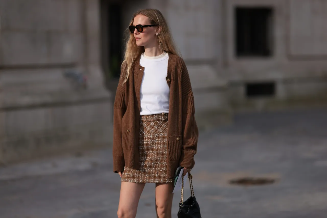 modne kardigany stylizacje