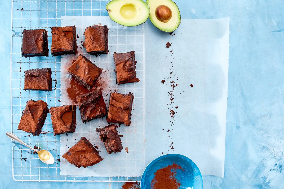 Dessert chocolat avocat courgette sain
