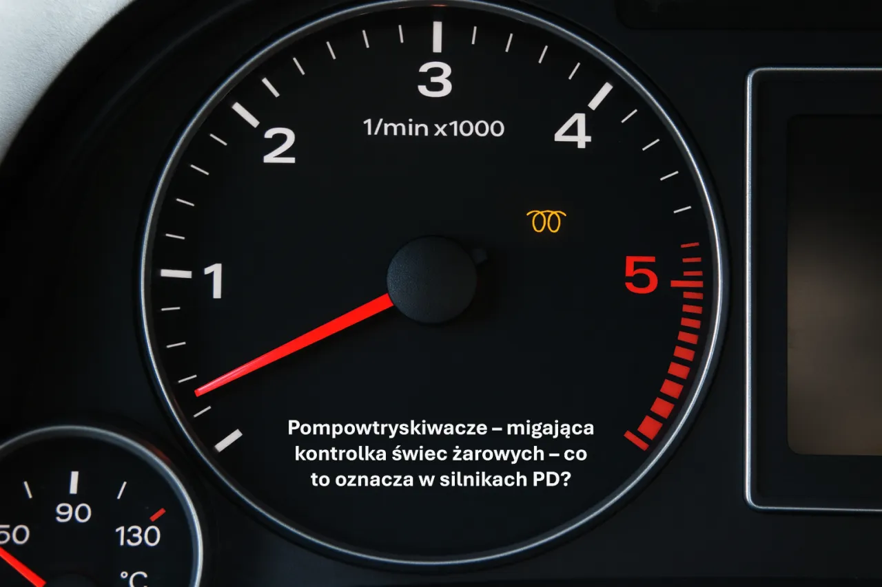 Migająca kontrolka świec żarowych na desce rozdzielczej