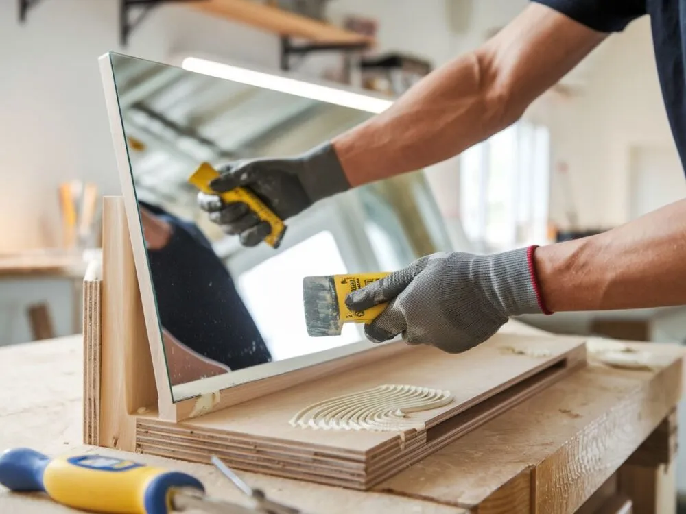 lustro klejone do ściany instrukcja