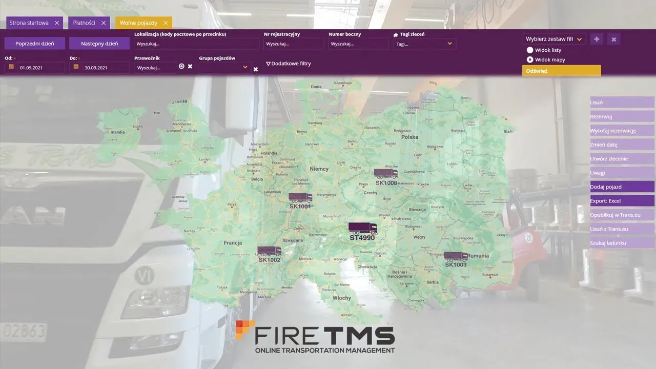 system TMS, giełda transportowa, oprogramowanie spedycyjne